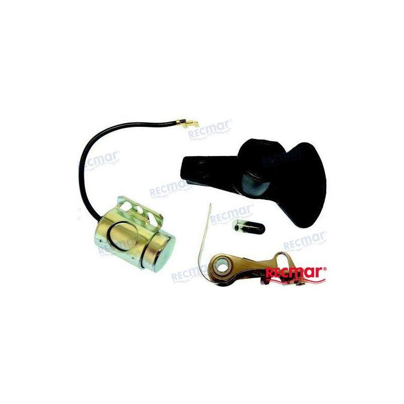 KIT ENCENDIDO PLAT.+ COND.+ PIPA Mercruiser: 392-6325A1,  Bombardier: 0987925