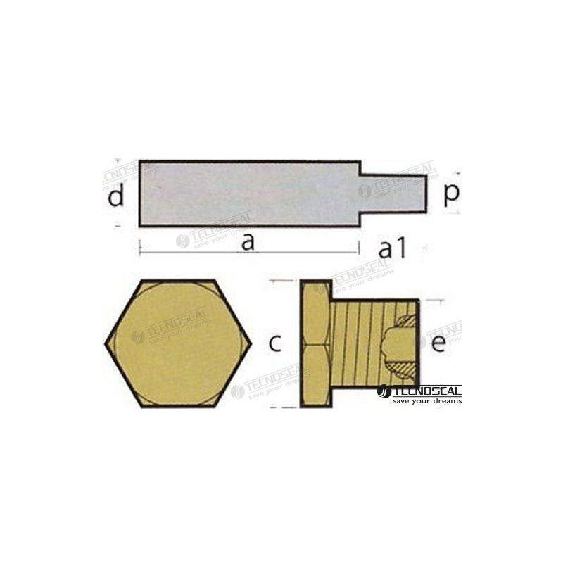 KIT ANODO FORD C/TAPON