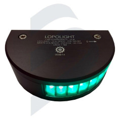 Lopolight - LUZ NAVEG. LOPOLIGHT ESTRIBOR VERTICAL NEGRA ESLORA 0-12m