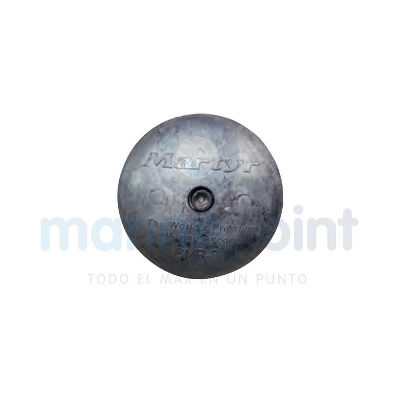 ANODO DISCO DOBLE, DIAMETRO 2-3/4", ALUMINIO