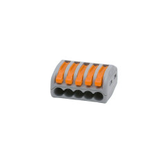 Würth - REGLETA CONEXION SIN TORNILLO 5 VIAS 2,5mm2/24A 4mm2/32A