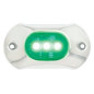 LUCES SUMERGIBLES LED ARMOR VERDE 1350 lumens