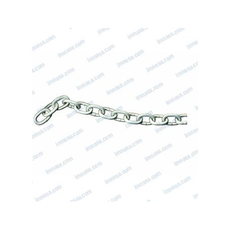 CADENA CALIBRADA GALVANIZADA, MOLINETE, 10mm, p/m, DIN-766, G40...