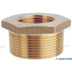 Maestrini - REDUCCION HEXA. 3/4" X 1/2", LATON CR...N..