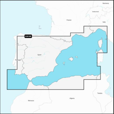 Navionics - CARTUCHO SD GOLDCART SMALL NAVIONICS SMALL + SD5G35652, ESPAÑA COSTA MEDITERRANEA