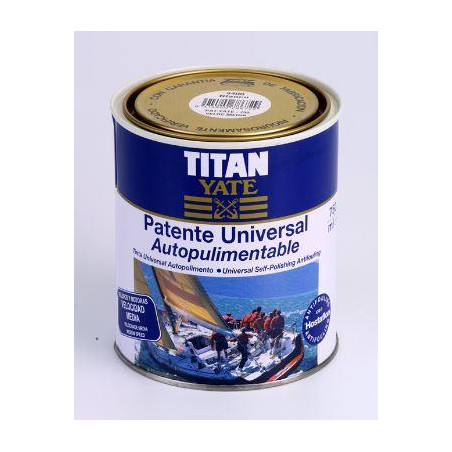 PATENTE TITAN YATE AUTOP. VELO.MEDIA Negro 0,750ml