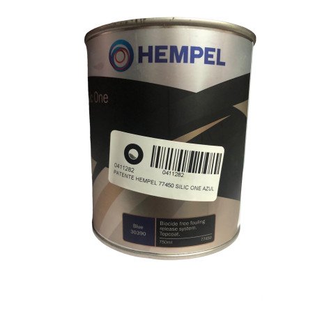 PATENTE HEMPEL´S, SILICONA/HIDROGEL, AZUL, 77450-30390, 3/4L