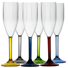 Marine Business - PARTY COPAS CAVA, BASE COLORES, 6u.