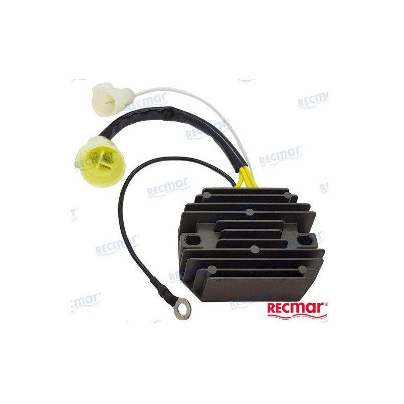 REGULADOR RECTIFICADOR SUZUKI, MCM: 881346T1, SUZUKI: 32800-38F10-000, OMC: 5036107, YAMAHA: 68V-81960-00