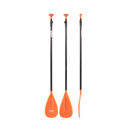 REMO TELESCOPICO, ALUMINIO p/PADDLE NARANJA 3 PIEZAS