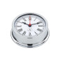 RELOJ CROMADO 95mm, BASE, c/ELEMENTO FIJACION