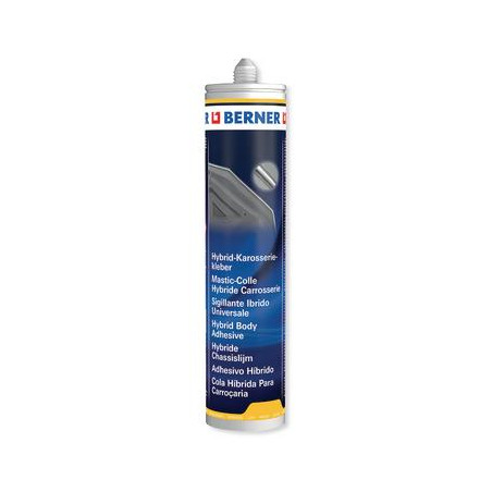 Berner - ADHESIVO SELLADOR POLIMERO, ROTABOND, NEGRO, 290ml (AHORA 34452)