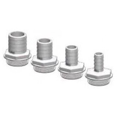 ENTRONQUE MACHO, 1-1/2", 19mm BSP BLANCO, TRUDESIGN