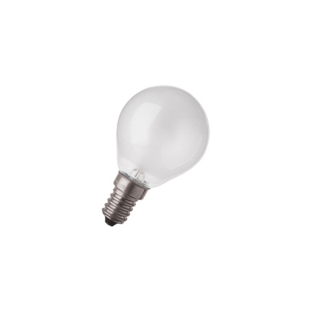 BOMBILLA E14, INCANDESCENCIA, ESFERICA MATE, 130v 25w