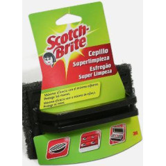 Scotch Brite - CEPILLO SCOTCH BRITE c/ASA, FIBRA NEGRA