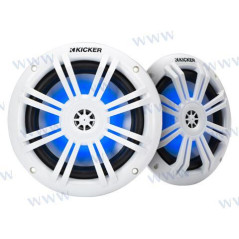 ALTAVOCES KICKER BLANCOS, 6,5" ECO