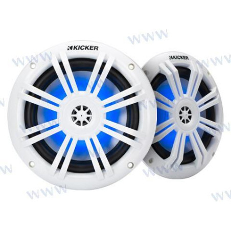 ALTAVOCES KICKER BLANCOS, 6,5" ECO