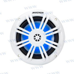 Kicker - ALTAVOCES KICKER BLANCOS, 6,5" ECO, LED