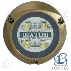 Lumitec - LUZ SUBMARINA LUMITEC, BRONCE, AZUL/BLANCA, 12v, 2,1A, DC, 24v, 1,1A DC, 25w, 2000 LUMENS