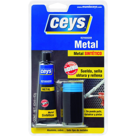 REPARADOR METAL CEYS, BLISTER 40ml + 40g (505014)