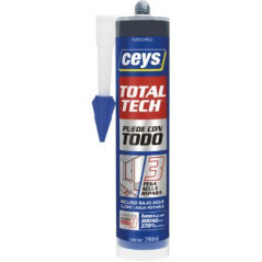 Ceys - ADHESIVO Y SELLADOR MS-TECH Transp., CARTUCHO 290ml