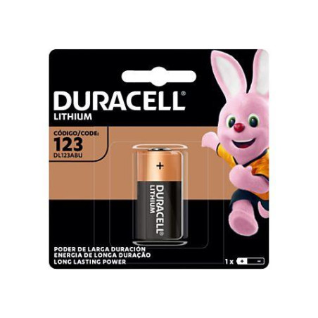 Duracell - PILA LITIO DURACELL CR123-B1 FOTO 3v