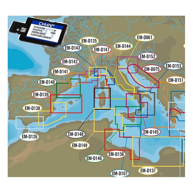 C-MAP 4D LOCAL CHART WEST MEDITERRANEAN