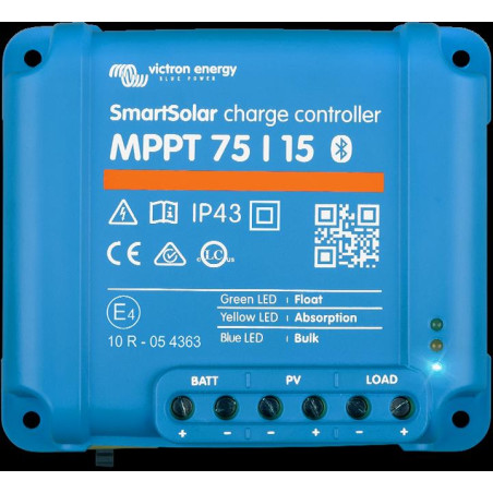 CONTROLADOR PLACA SOLAR, VICTRON, MPPT75110, IP43