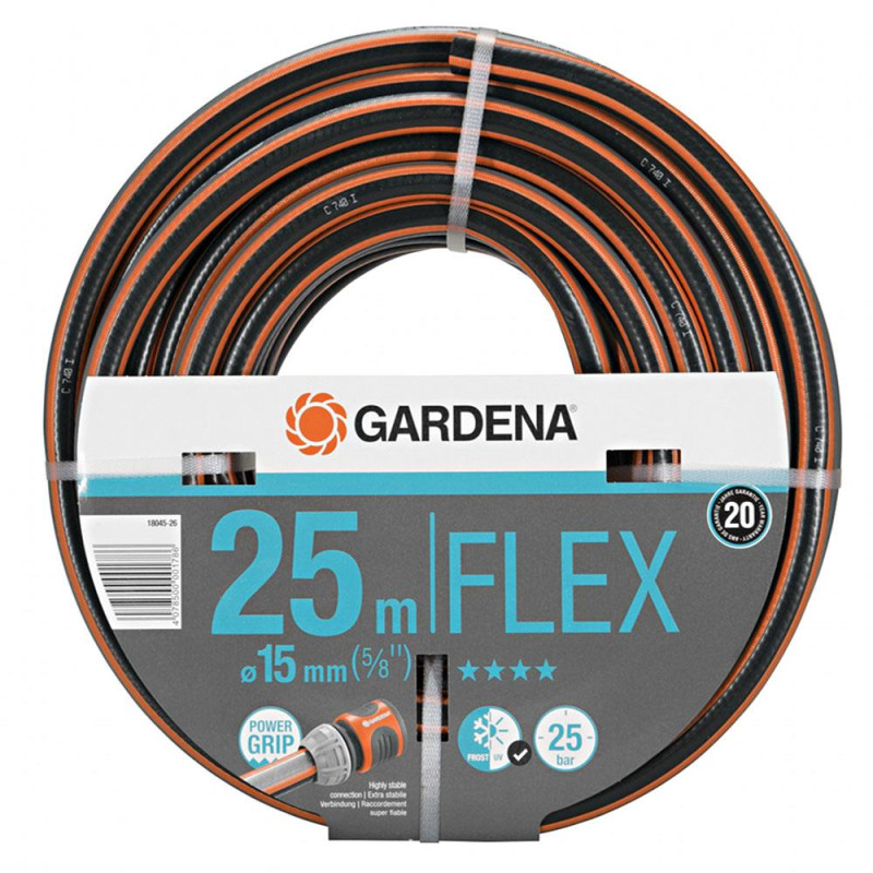 MANGUERA FLEXIBLE GARDENA, 15mm, ROLLO 25m