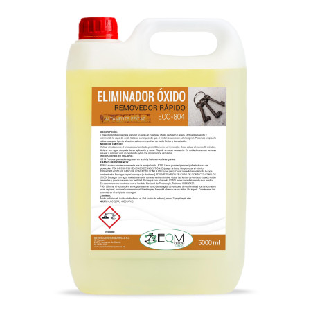 ELIMINADOR OXIDO p/ACERO Y ALEACIONES, 10L