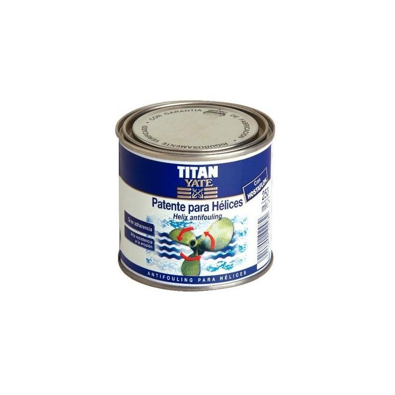 PATENTE TITAN YATE HELICES,  GRIS 250ml 070...++