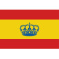 BANDERA ESPAÑA c/CORONA, 40 x 60cm