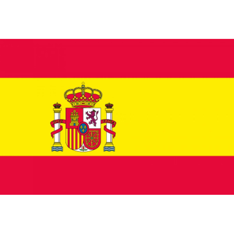 BANDERA ESPAÑA ADHESIVA, 21x13 cm