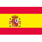 BANDERA ESPAÑA ADHESIVA, 21x13 cm