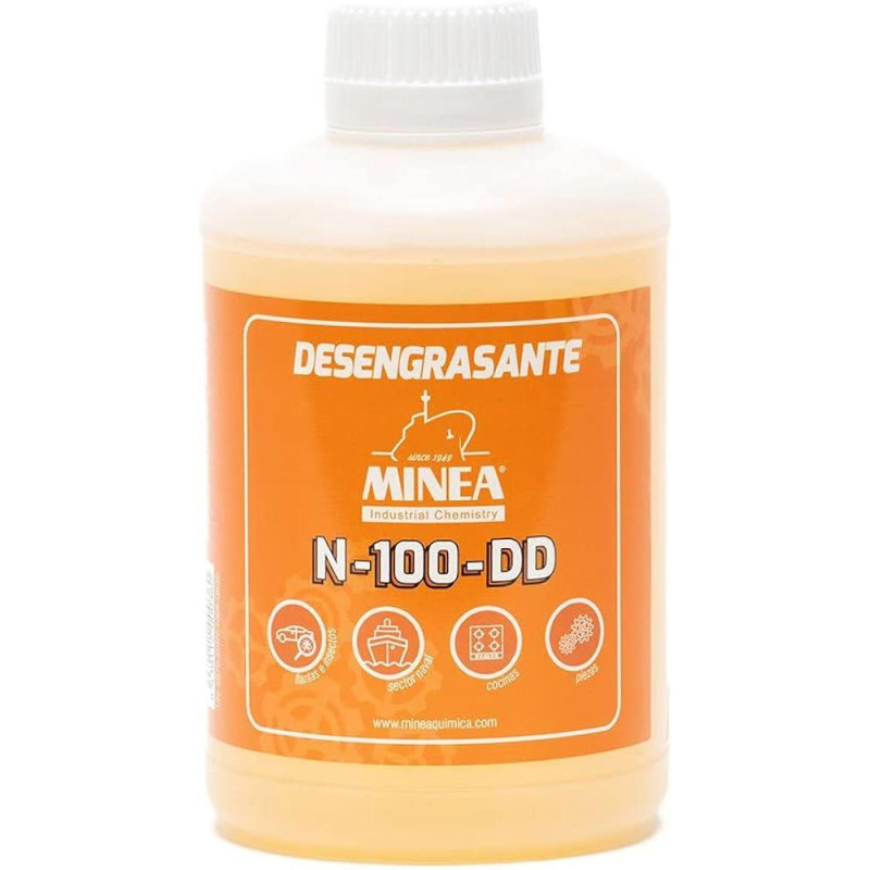 DESENGRASANTE, DESINCRUST. Y DESCARBO. N-100-DD, BOTELLA 0,8Kg