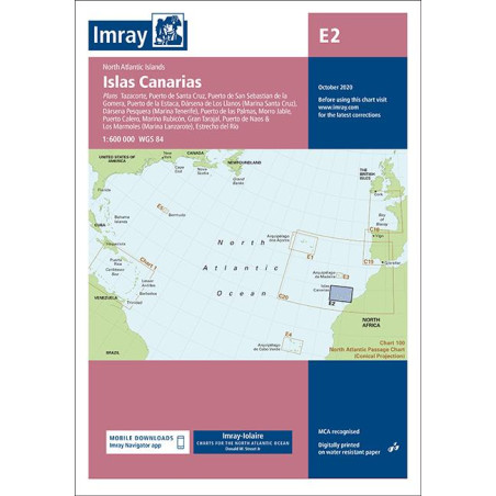 Imray - CARTA IMRAY, E2, ISLAS CANARIAS