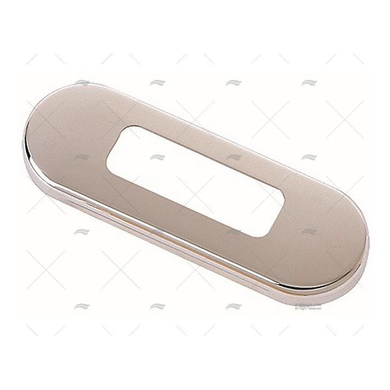 TAPA LUZ HELLA OBLON, INOX p/ESCALON