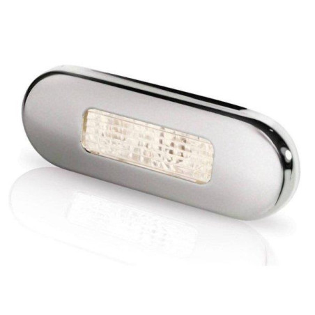 LUZ CORTESIA, HELLA OBLONG, INOX, 10-33v, EMPOTRABLE, BLANCO CALIDO