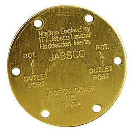 Jabsco - TAPA BRONCE BOMBA JABSCO...DEP...