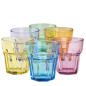 VASOS TUMBLER COLORES, Jgo. (6)