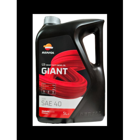 Repsol - ACEITE REPSOL SAE-40, HEAVY DUTY DIESEL, 1020 MINERAL, 5L, CANON ACEITE INCLUIDO