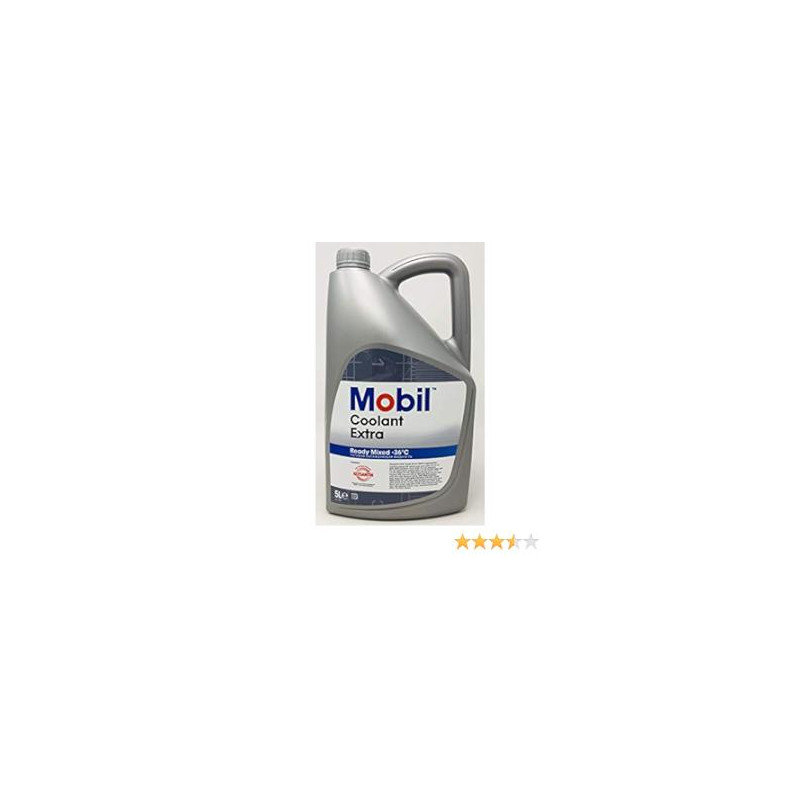 ANTICONGELANTE MOBIL EXTRA 50%, c/GLYSANTIN, -36ºC, 5L