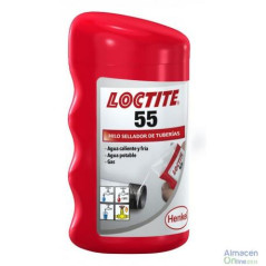 Loctite - HILO SELLADOR TUBERIAS, LOCTITE-55, 160 mts