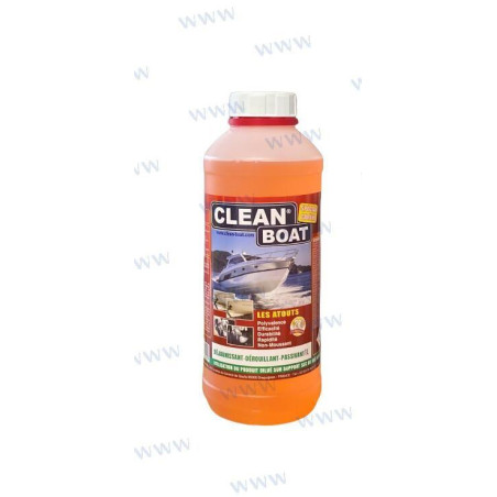 Clin Boat - ELIMINADOR OXIDO, DECAPANTE Y PASIVADOR CASCO, 1L, CLEAN BOAT