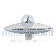 Glomex - ANTENA GLOMEX TV TALITHA, NEGRA, 12-24v, 20 dB, 250mm