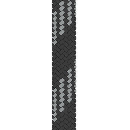 Marina Performance Ropes - DRIZA CRUCERO BLACK LAKE, NEGRO/AMARILLO, 12mm, p/m