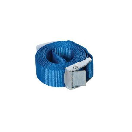 Marina Performance Ropes - TRINCAJE c/HEBILLA INOX, 25mm, 1 x 3m, AZUL NAVY