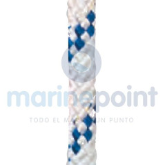 Poly Ropes - CABO TRENZADO POLY-BRAID-32, 8mm, AZUL, pm.