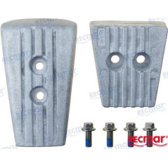 ANODOS, KIT, VOLVO SX y SA y MCM:8M6007989, ALUMINIO