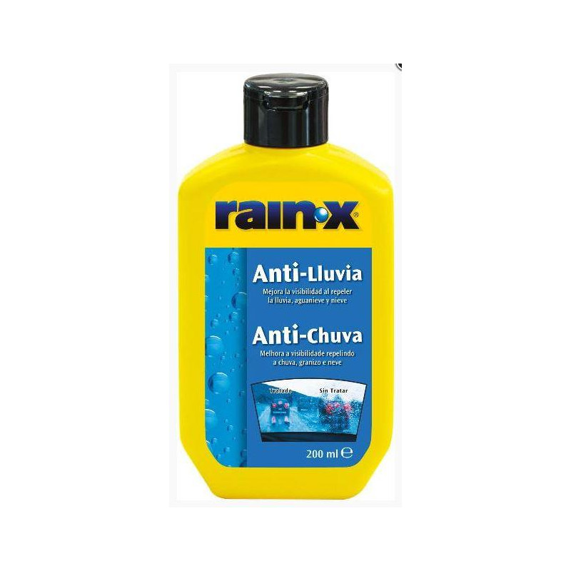 TRATAMIENTO ANTI-LLUVIA, REPELENTE AGUA, RAIN-X, 200 ml